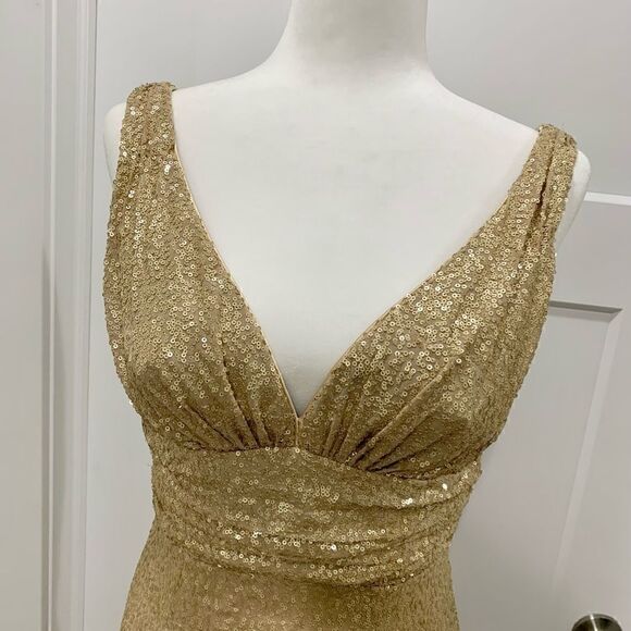 New Gorgeous Chiffon Sequins Cocktail Dress - Picture 7 of 15